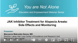 NAAF webinar on JAK inhibitor treatment for alopecia areata